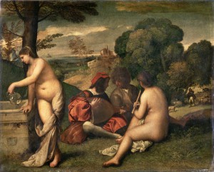 Giorgione, Pastoral Concert. Louvre, Paris